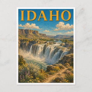 Carte Postale Idaho Shoshone Falls GeoSaga
