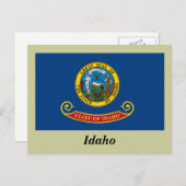 Carte Postale Idaho State Flag (Devant / Derrière)