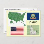 Carte Postale Idaho, USA (Devant / Derrière)