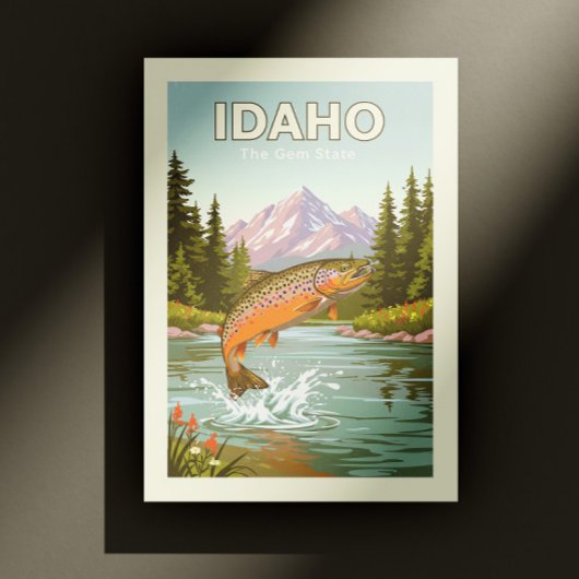 Carte Postale Idaho vintage