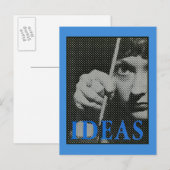 Carte Postale  Ideas - Habillage promotionnel (1981) (Devant / Derrière)