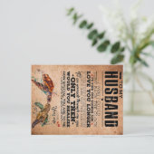 Carte Postale Idée cadeau de citation d'amour pour mari, anniver (Debout devant)