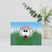Carte Postale Idée cadeau Golfer Golf Player Golfball Humour amu (Debout devant)