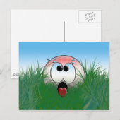 Carte Postale Idée cadeau Golfer Golf Player Golfball Humour amu (Devant / Derrière)