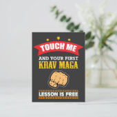 Carte Postale Idée Cadeau Kagera Maga - Funny Martial Arts Shirt (Debout devant)
