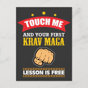 Carte Postale Idée Cadeau Kagera Maga - Funny Martial Arts Shirt