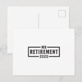 Carte Postale Idée cadeau retraite 2020 retraité papy (Devant / Derrière)