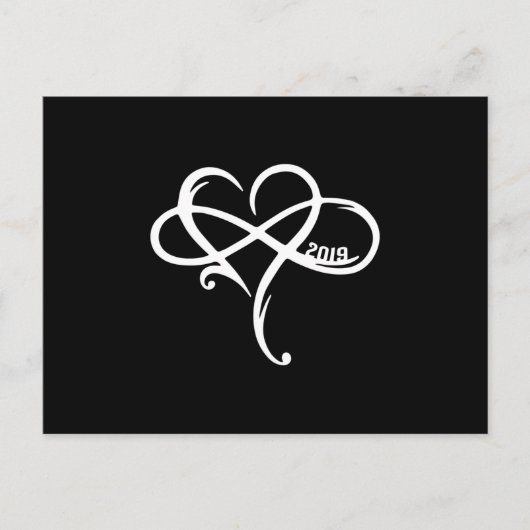 Carte Postale Idée cadeau romantique Saint-Valentin 2019 Love He (Devant)