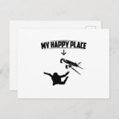 Carte Postale Idée cadeau Skydiving | Skydiver Skydive Sport (Devant / Derrière)