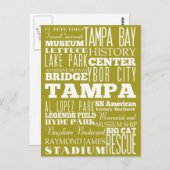 Carte Postale Idée cadeau unique Tampa, Floride (Devant / Derrière)