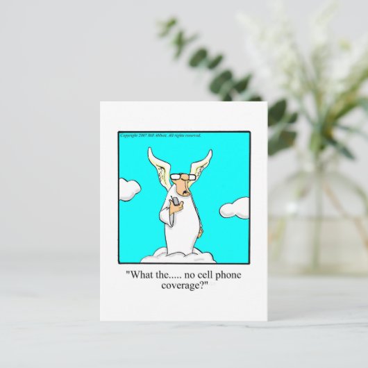 Carte Postale Idée de cadeau céleste Hilarious! (Debout devant)