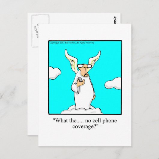 Carte Postale Idée de cadeau céleste Hilarious! (Devant / Derrière)