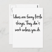 Carte Postale Idées (Devant / Derrière)