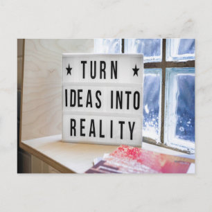 Carte Postale Idées Dans La Réalité Motivation