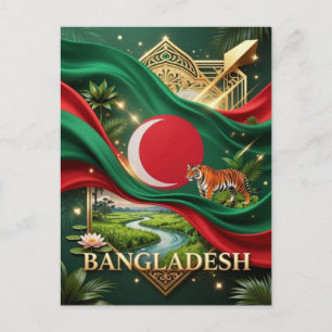 Carte Postale Identité du patrimoine national du Bangladesh