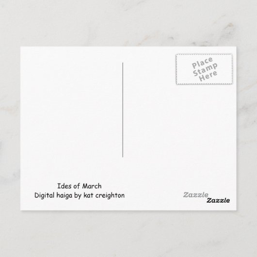 Carte Postale Ides de mars (Dos)