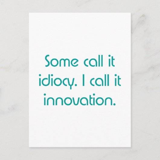 Carte Postale Idiocèse ou innovation (Devant)