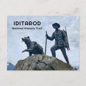 Carte Postale Iditarod Trail, Sewing-to-Nome Trail Mile Zero (Devant)