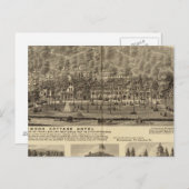 Carte Postale Idlewood Cottage Hotel près de Pittsburgh (Devant / Derrière)