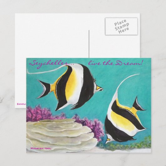 Carte Postale Idole mauresque (Devant / Derrière)