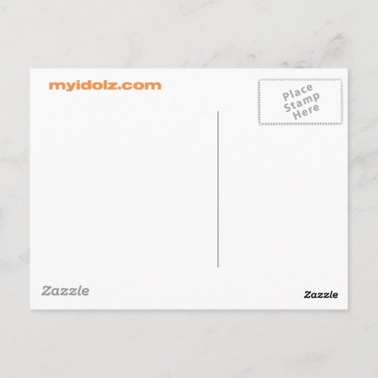 Carte Postale Idolz Monsters Truf (Dos)