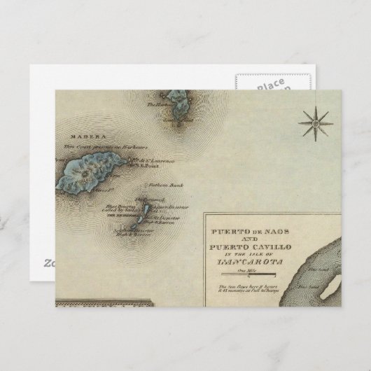 Carte Postale Ids de Madère (Devant / Derrière)