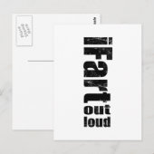 Carte Postale iFart out Loud Wash Landscape (Devant / Derrière)