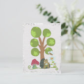 Carte Postale Igel unterm Baum (Debout devant)