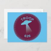 Carte postale IGGPPCamp 2019 Troop Pride (Devant / Derrière)