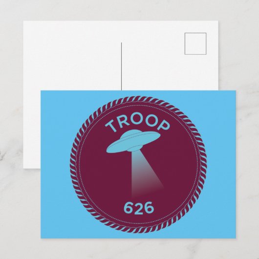 Carte postale IGGPPCamp 2019 Troop Pride (Devant / Derrière)