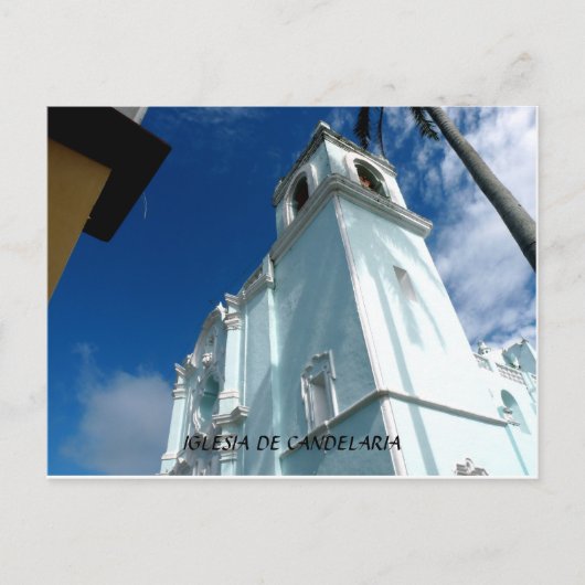 Carte Postale Iglesia De Candelaria—Tlacotalpan, Mexique (Devant)