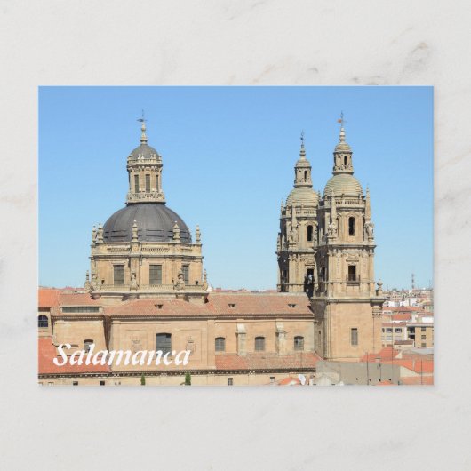 Carte Postale Iglesia de la Clerecia, Salamanca (Devant)