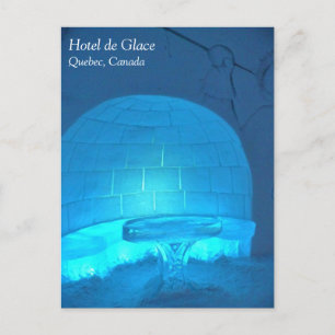 Carte Postale Igloo room at Hotel de Glace, Québec, Canada