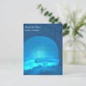 Carte Postale Igloo room at Hotel de Glace, Québec, Canada (Debout devant)