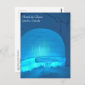 Carte Postale Igloo room at Hotel de Glace, Québec, Canada (Devant / Derrière)