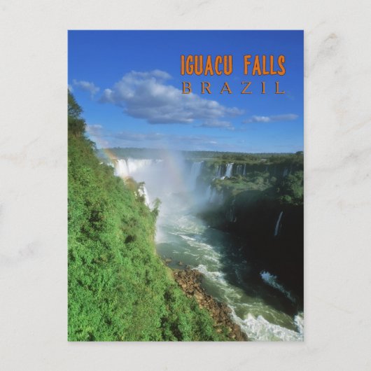Carte Postale Iguacu tombe Brésil (Devant)