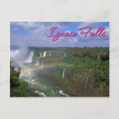 Carte Postale Iguacu tombe, Brésil (Devant)
