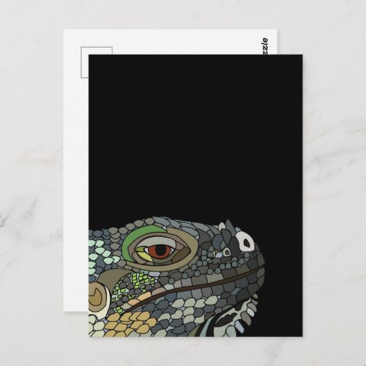 Carte Postale Iguana Lizard Animal Iguana (Devant / Derrière)
