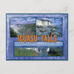 Carte Postale Iguasu tombe Brésil