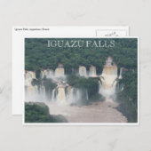 Carte Postale iguazu cataratas brésil (Devant / Derrière)