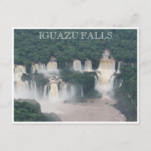 Carte Postale iguazu cataratas brésil (Devant)