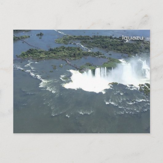 Carte Postale Iguazu chutes - Vue aérienne (Devant)