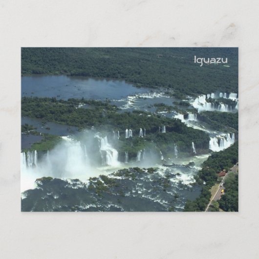 Carte Postale Iguazu chutes - Vue aérienne (Devant)