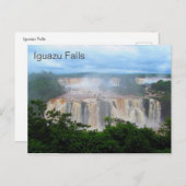 Carte postale Iguazu Falls (Devant / Derrière)