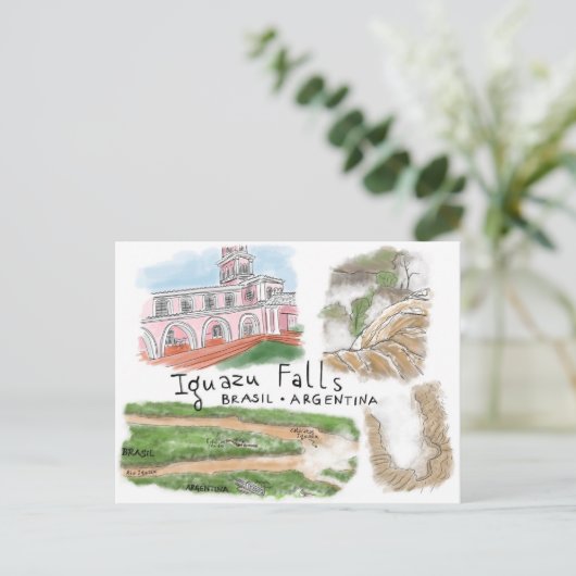 Carte postale : Iguazu Falls, Brasil (Debout devant)