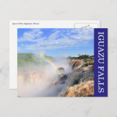Carte Postale iguazu tombe arc-en-ciel (Devant / Derrière)