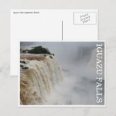 Carte Postale iguazu tombe gris (Devant / Derrière)
