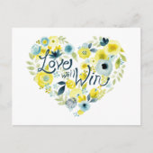 Carte Postale II floral sincère (Devant)