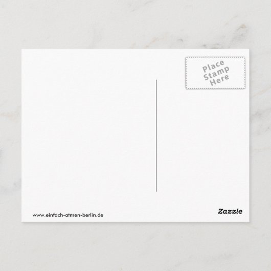 Carte Postale Ik ben stil (Dos)