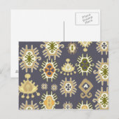 Carte Postale ikat (Devant / Derrière)